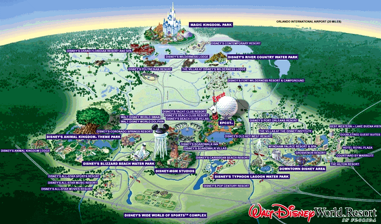 walt disney world map. Disney World Live Suchart